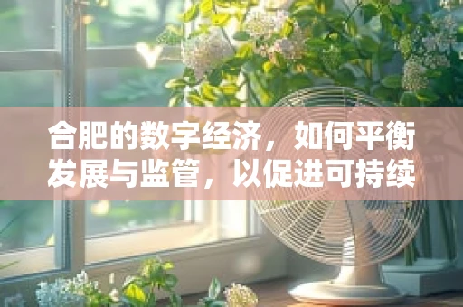 合肥的数字经济，如何平衡发展与监管，以促进可持续增长？