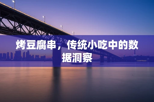 烤豆腐串，传统小吃中的数据洞察