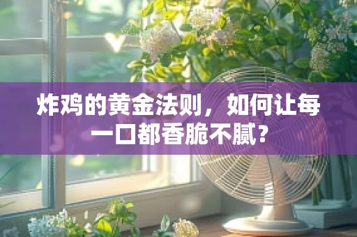 炸鸡的黄金法则，如何让每一口都香脆不腻？