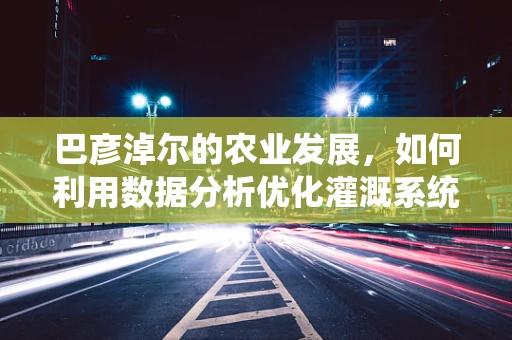 巴彦淖尔的农业发展，如何利用数据分析优化灌溉系统？