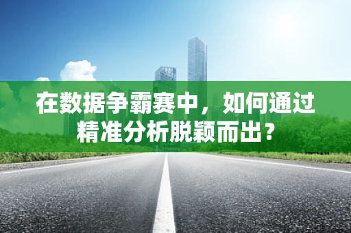 在数据争霸赛中，如何通过精准分析脱颖而出？