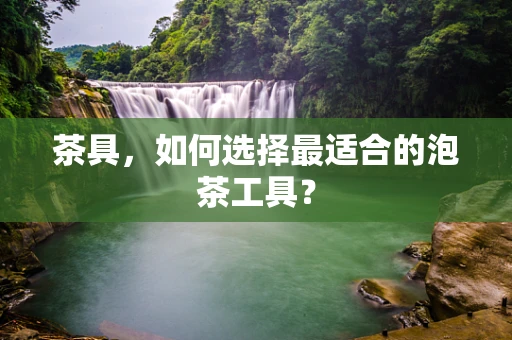 茶具，如何选择最适合的泡茶工具？