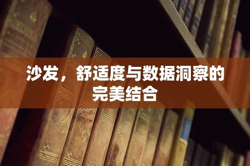 沙发，舒适度与数据洞察的完美结合