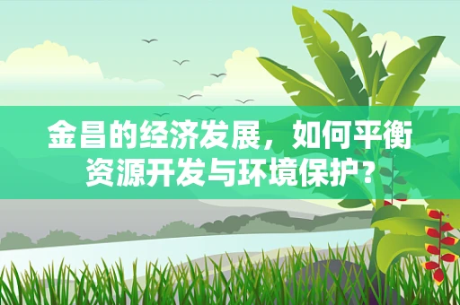 金昌的经济发展，如何平衡资源开发与环境保护？