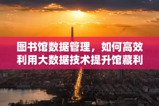 图书馆数据管理，如何高效利用大数据技术提升馆藏利用率？