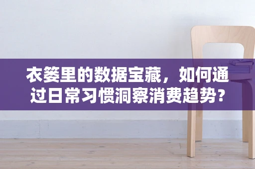 衣篓里的数据宝藏，如何通过日常习惯洞察消费趋势？