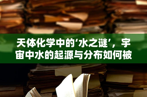 天体化学中的‘水之谜’，宇宙中水的起源与分布如何被揭示？