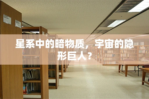 星系中的暗物质，宇宙的隐形巨人？