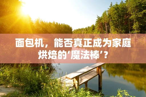 面包机，能否真正成为家庭烘焙的‘魔法棒’？