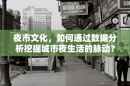 夜市文化，如何通过数据分析挖掘城市夜生活的脉动？