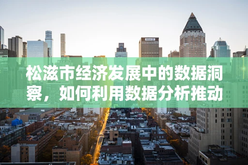松滋市经济发展中的数据洞察，如何利用数据分析推动地方产业升级？