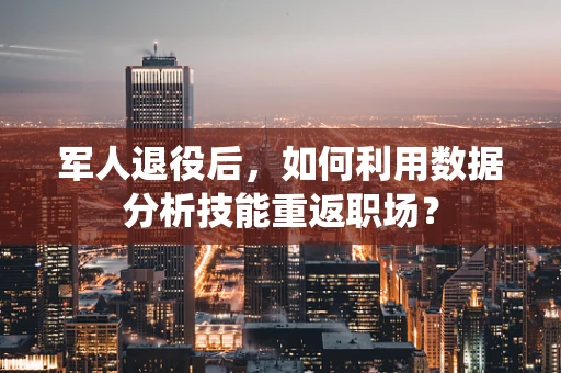 军人退役后，如何利用数据分析技能重返职场？