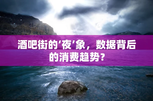 酒吧街的‘夜’象，数据背后的消费趋势？