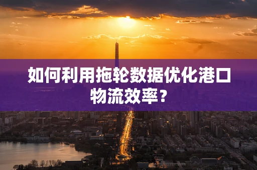 如何利用拖轮数据优化港口物流效率？