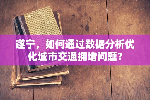 遂宁，如何通过数据分析优化城市交通拥堵问题？
