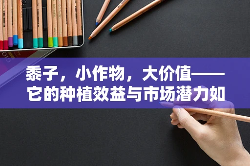 黍子，小作物，大价值——它的种植效益与市场潜力如何？