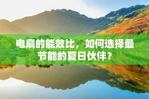 电扇的能效比，如何选择最节能的夏日伙伴？