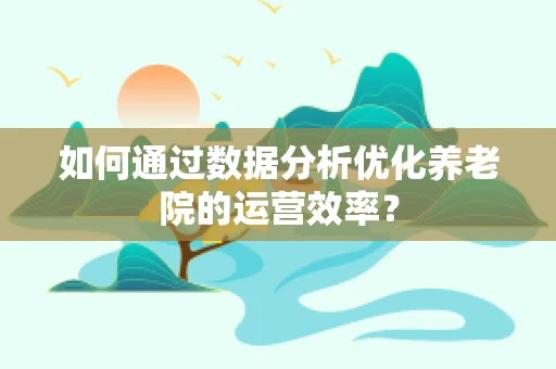 如何通过数据分析优化养老院的运营效率？