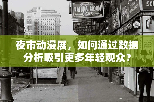 夜市动漫展，如何通过数据分析吸引更多年轻观众？