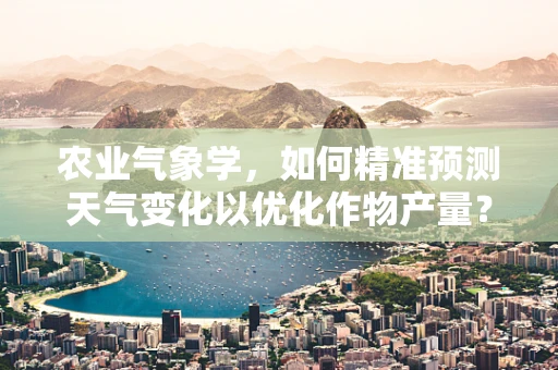 农业气象学，如何精准预测天气变化以优化作物产量？
