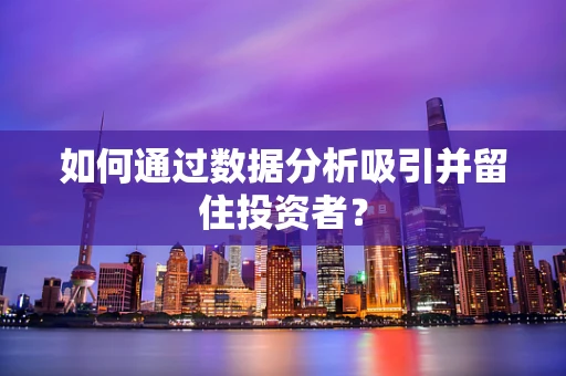 如何通过数据分析吸引并留住投资者？