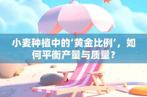 小麦种植中的‘黄金比例’，如何平衡产量与质量？