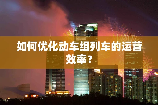 如何优化动车组列车的运营效率？