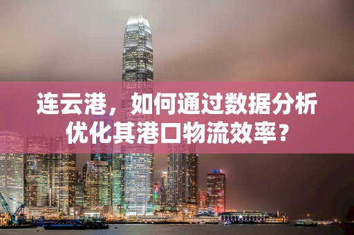 连云港，如何通过数据分析优化其港口物流效率？