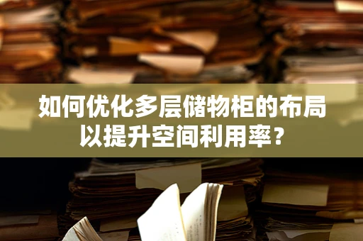 如何优化多层储物柜的布局以提升空间利用率？