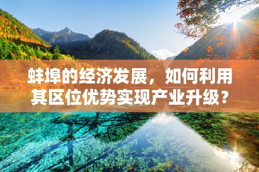 蚌埠的经济发展，如何利用其区位优势实现产业升级？