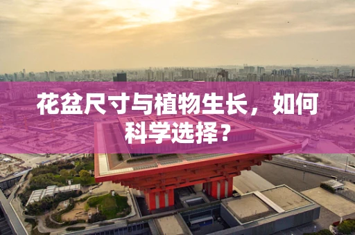 花盆尺寸与植物生长，如何科学选择？