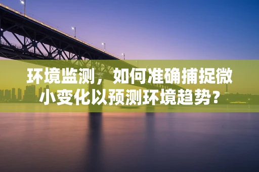 环境监测，如何准确捕捉微小变化以预测环境趋势？
