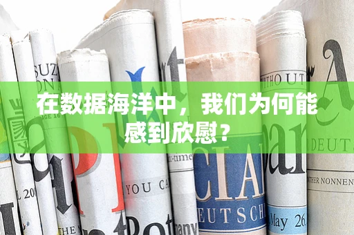 在数据海洋中，我们为何能感到欣慰？