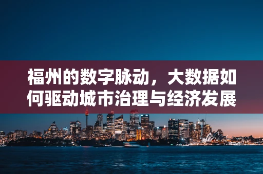福州的数字脉动，大数据如何驱动城市治理与经济发展？