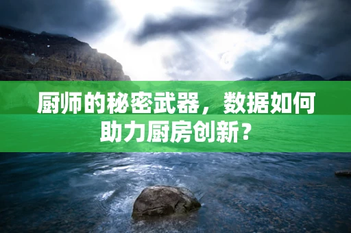 厨师的秘密武器，数据如何助力厨房创新？