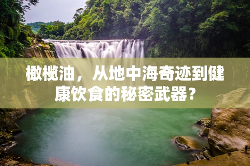 橄榄油，从地中海奇迹到健康饮食的秘密武器？