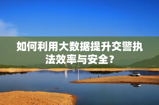 如何利用大数据提升交警执法效率与安全？