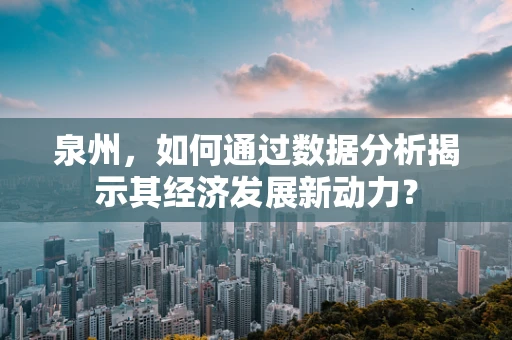 泉州，如何通过数据分析揭示其经济发展新动力？