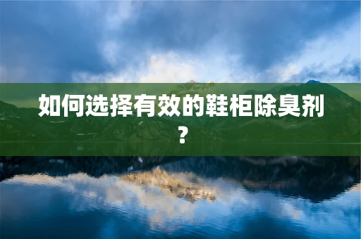 如何选择有效的鞋柜除臭剂？