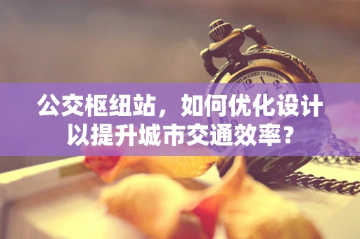 公交枢纽站，如何优化设计以提升城市交通效率？