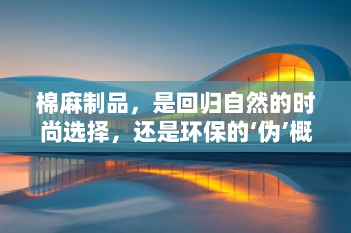 棉麻制品，是回归自然的时尚选择，还是环保的‘伪’概念？