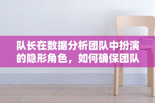 队长在数据分析团队中扮演的隐形角色，如何确保团队高效运转？