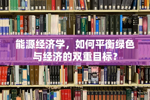能源经济学，如何平衡绿色与经济的双重目标？