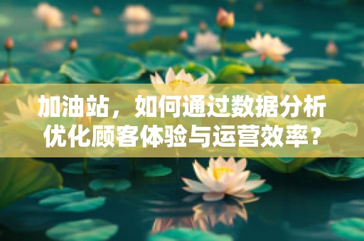 加油站，如何通过数据分析优化顾客体验与运营效率？