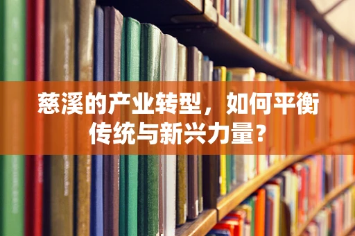 慈溪的产业转型，如何平衡传统与新兴力量？