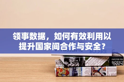 领事数据，如何有效利用以提升国家间合作与安全？