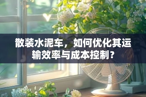 散装水泥车，如何优化其运输效率与成本控制？