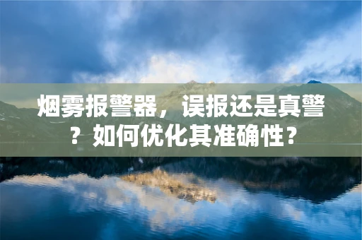 烟雾报警器，误报还是真警？如何优化其准确性？