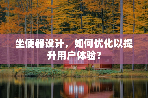 坐便器设计，如何优化以提升用户体验？