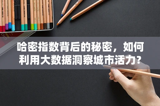 哈密指数背后的秘密，如何利用大数据洞察城市活力？